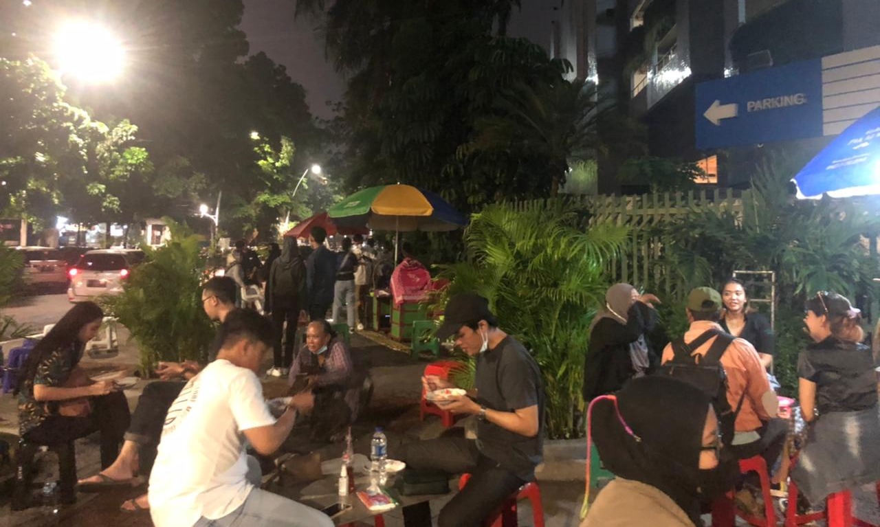 Kuliner malam di Jakarta Selatan