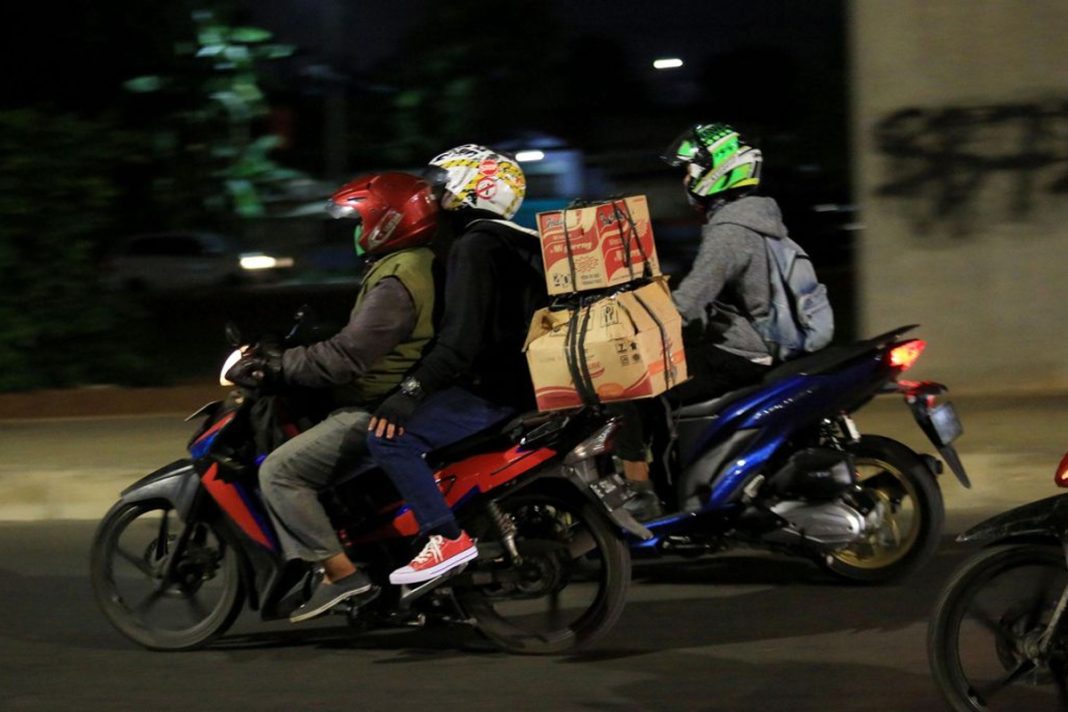 mudik naik sepeda motor