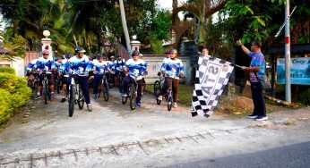 Keseruan dan Tantangan dalam Fun Bike Keluarga Besar Puspomal di Banten