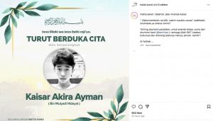 Putra personel Matta Band, Kaisar Meninggal Dunia