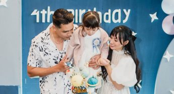 Tema Astronot, Asmirandah dan Jonas Rivanno Rayakan Ultah Chloe ke-4