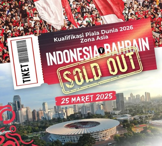 Tiket Timnas Indonesia vs Bahrain